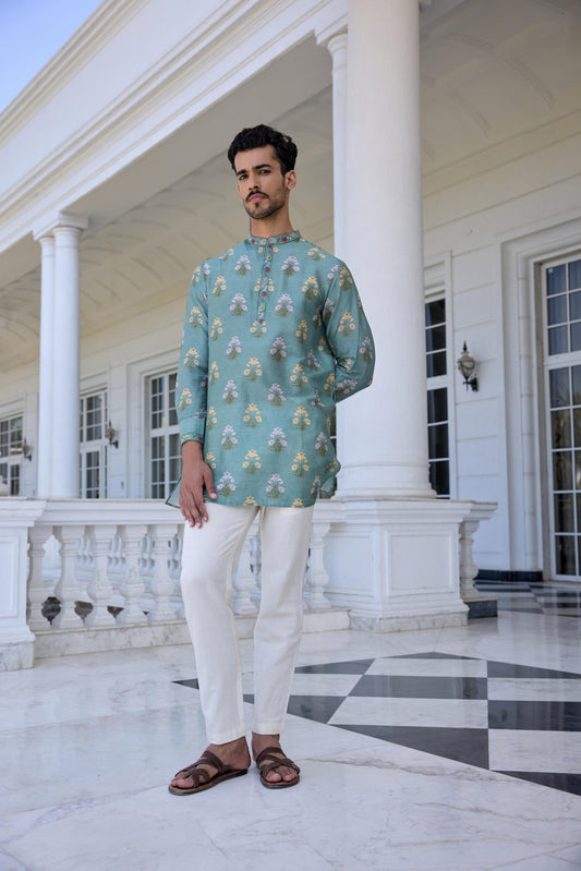 YASIR KURTA SET - White Maison de Couture