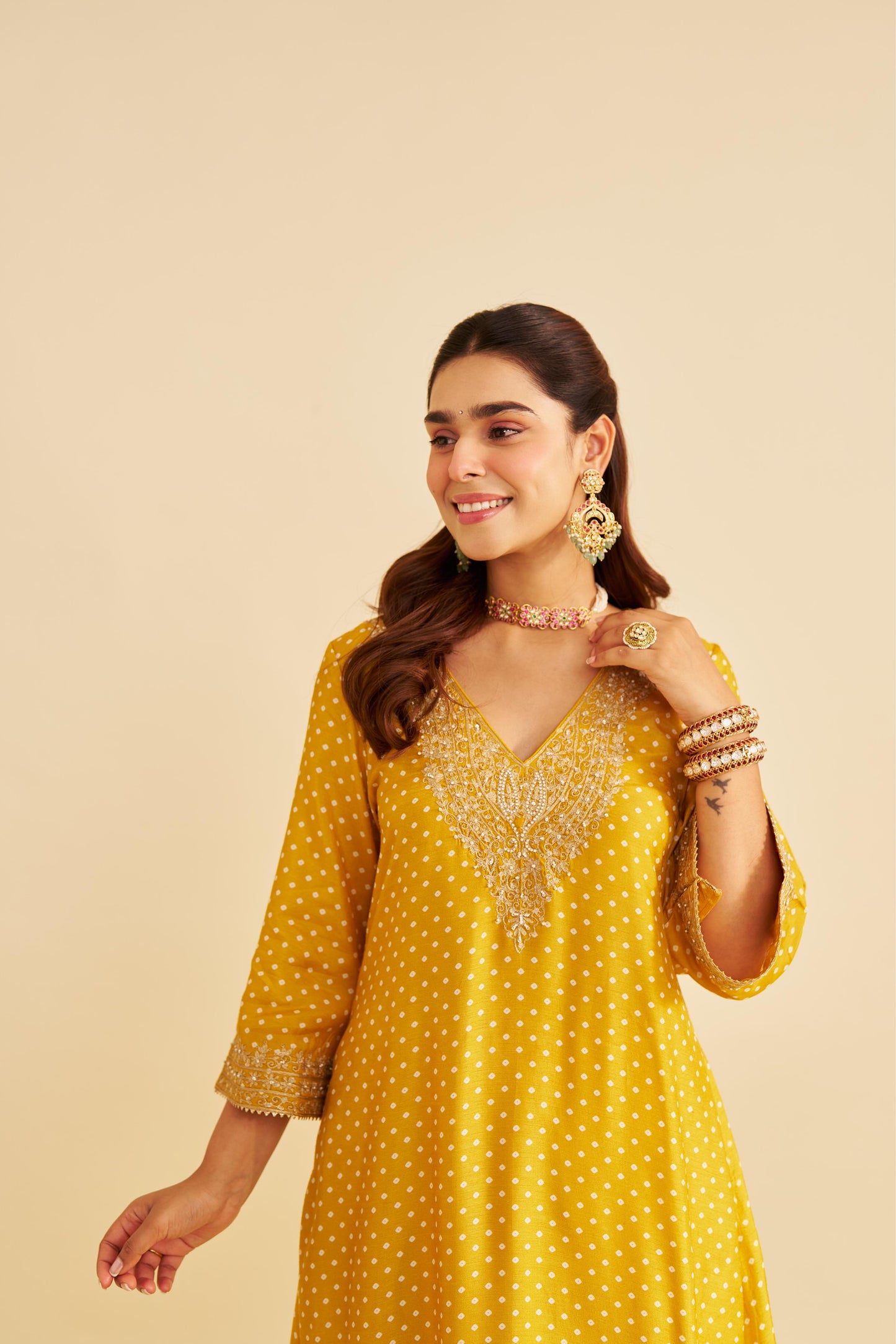 ZALIYAH - LONG CHAUGA WITH SALWAR