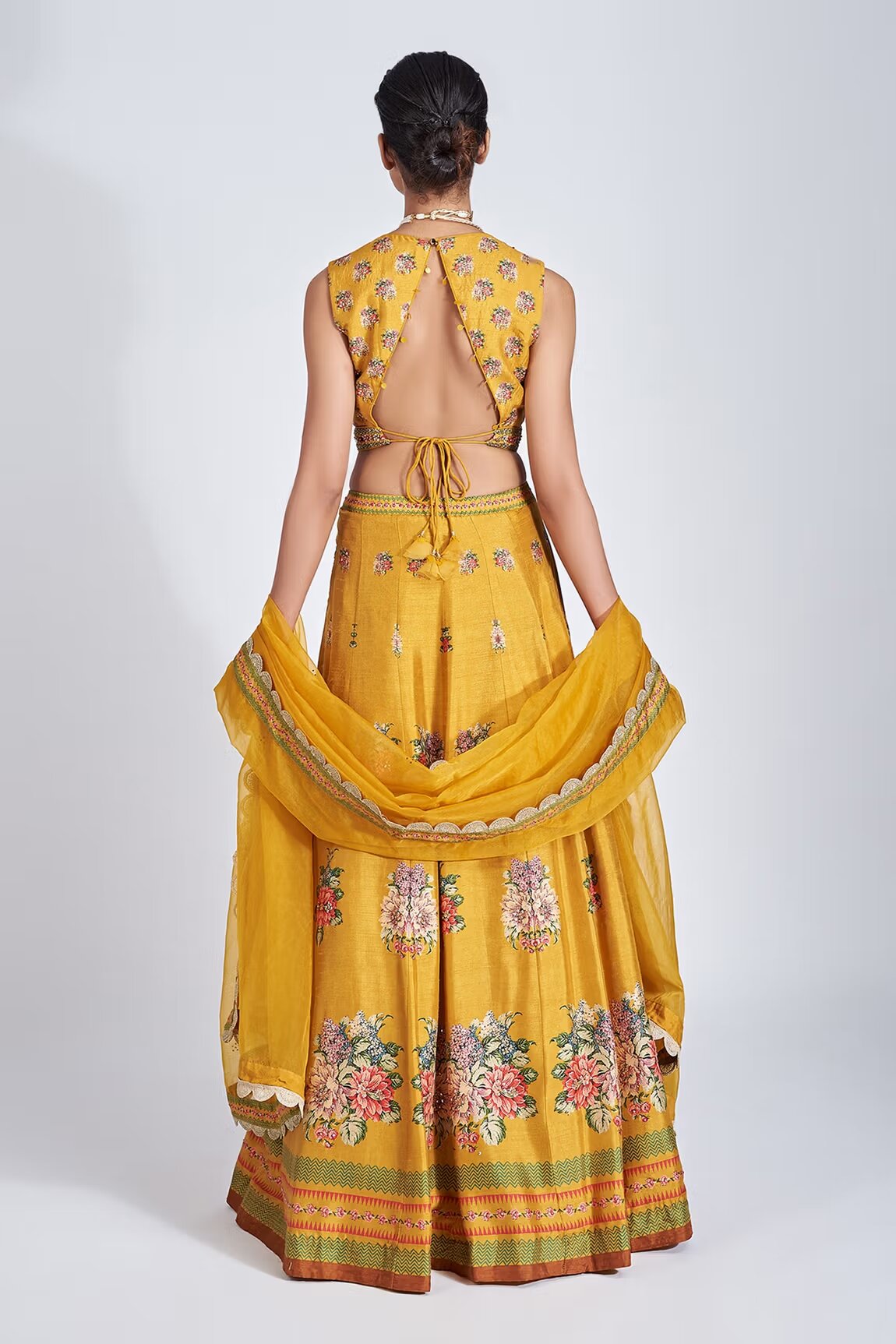 MUSTARD LEHENGA SET