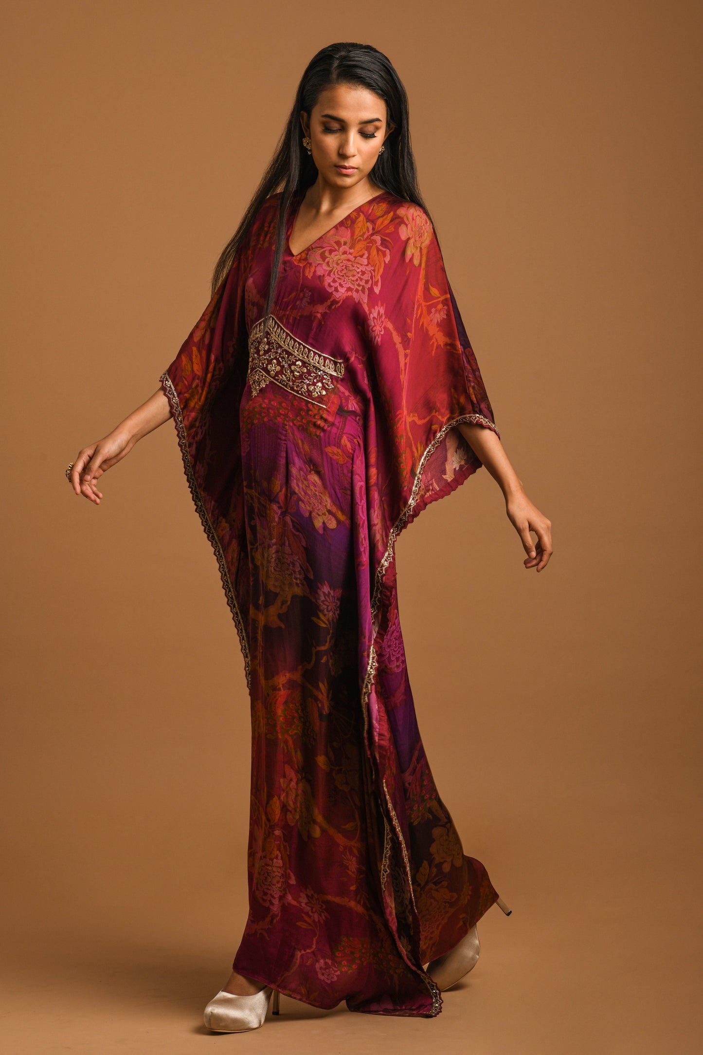 PRINTED LONG KAFTAN