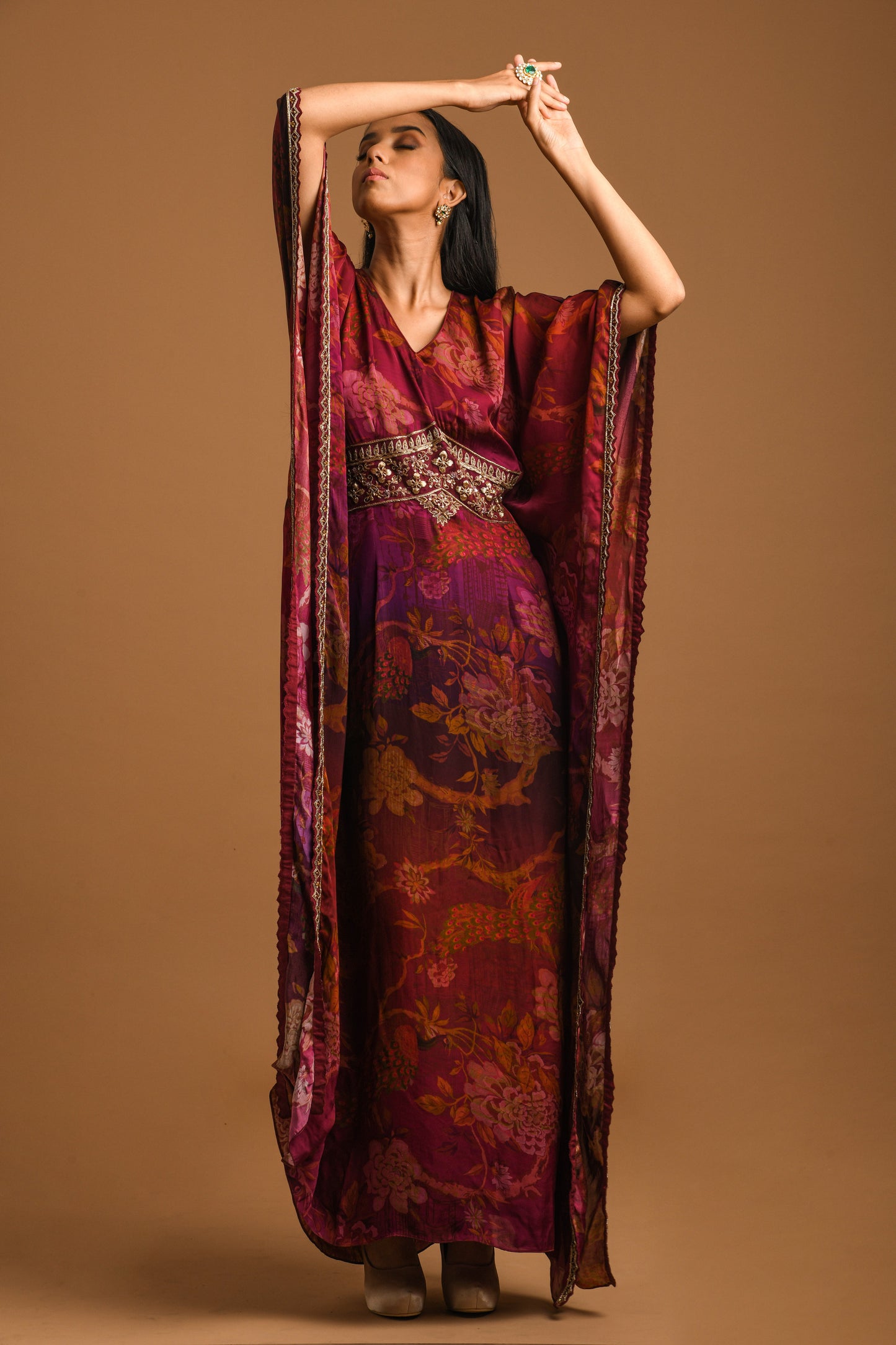 PRINTED LONG KAFTAN