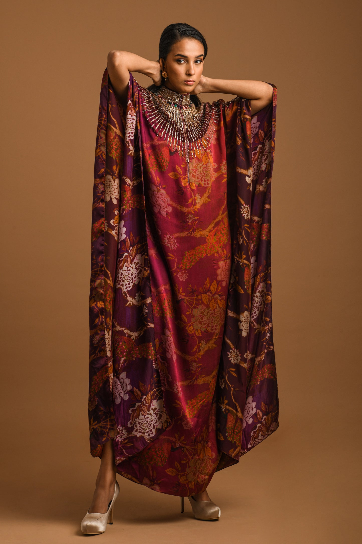 PRINTED LONG KAFTAN