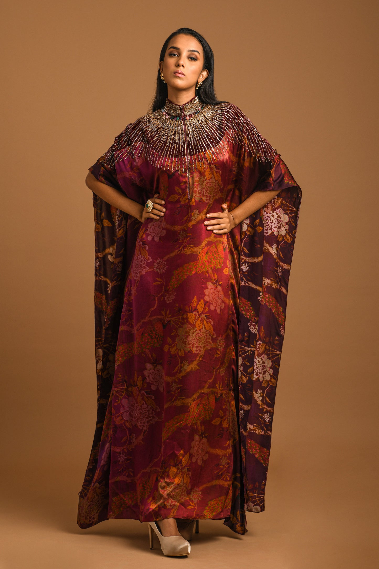 PRINTED LONG KAFTAN