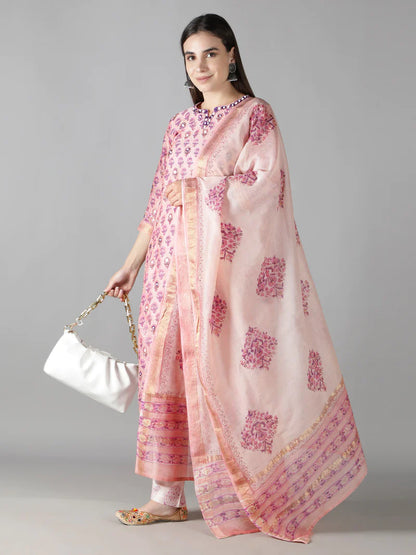 SYMPHONY OF PINK KURTA SET