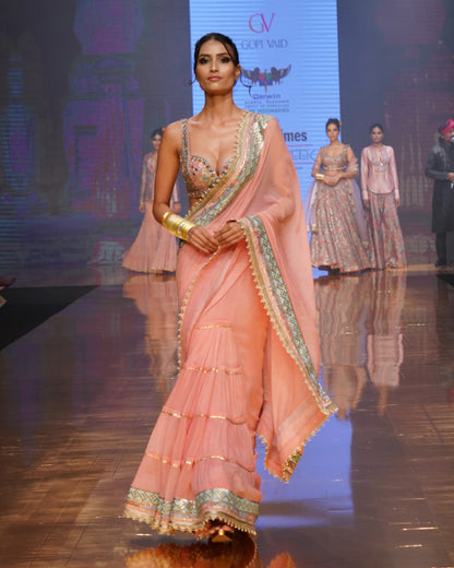 BLUSH PINK SAREE