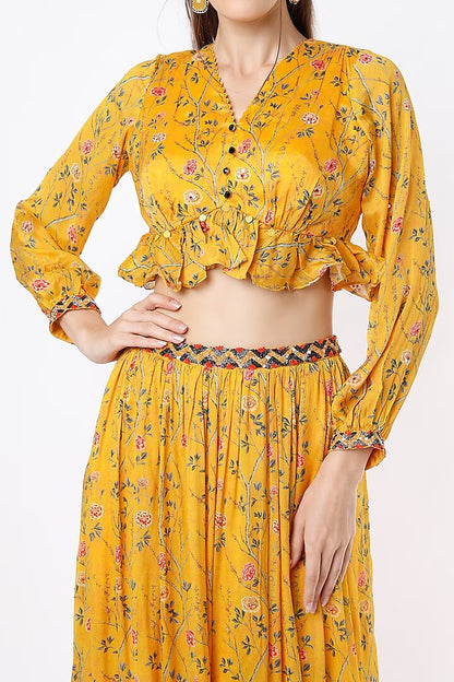 MUSTARD LEHENGA