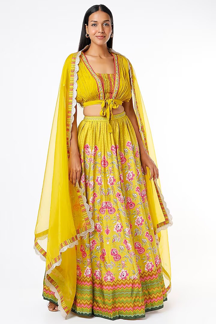 MUSTARD LEHENGA