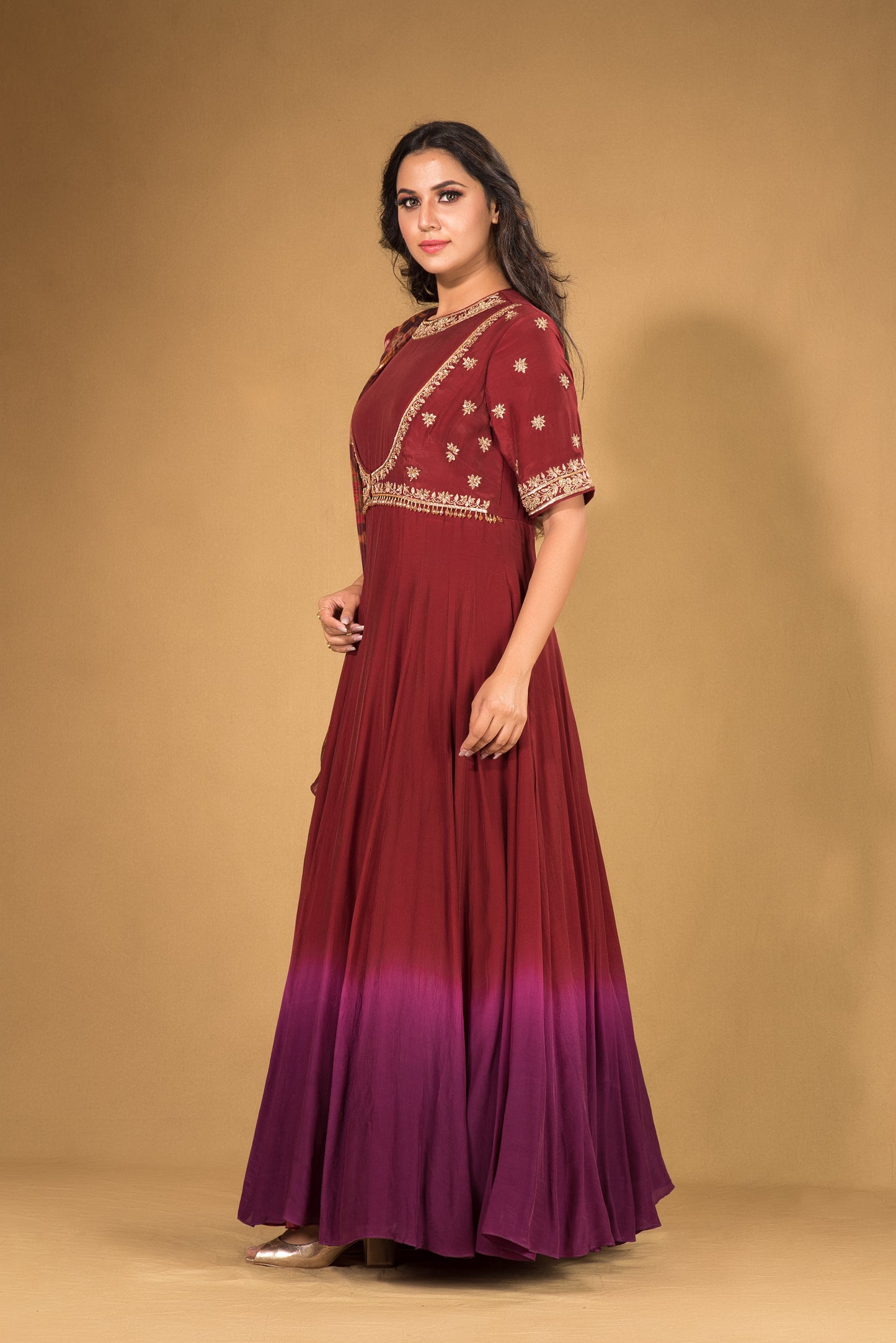 OMBRE ANARKALI SET