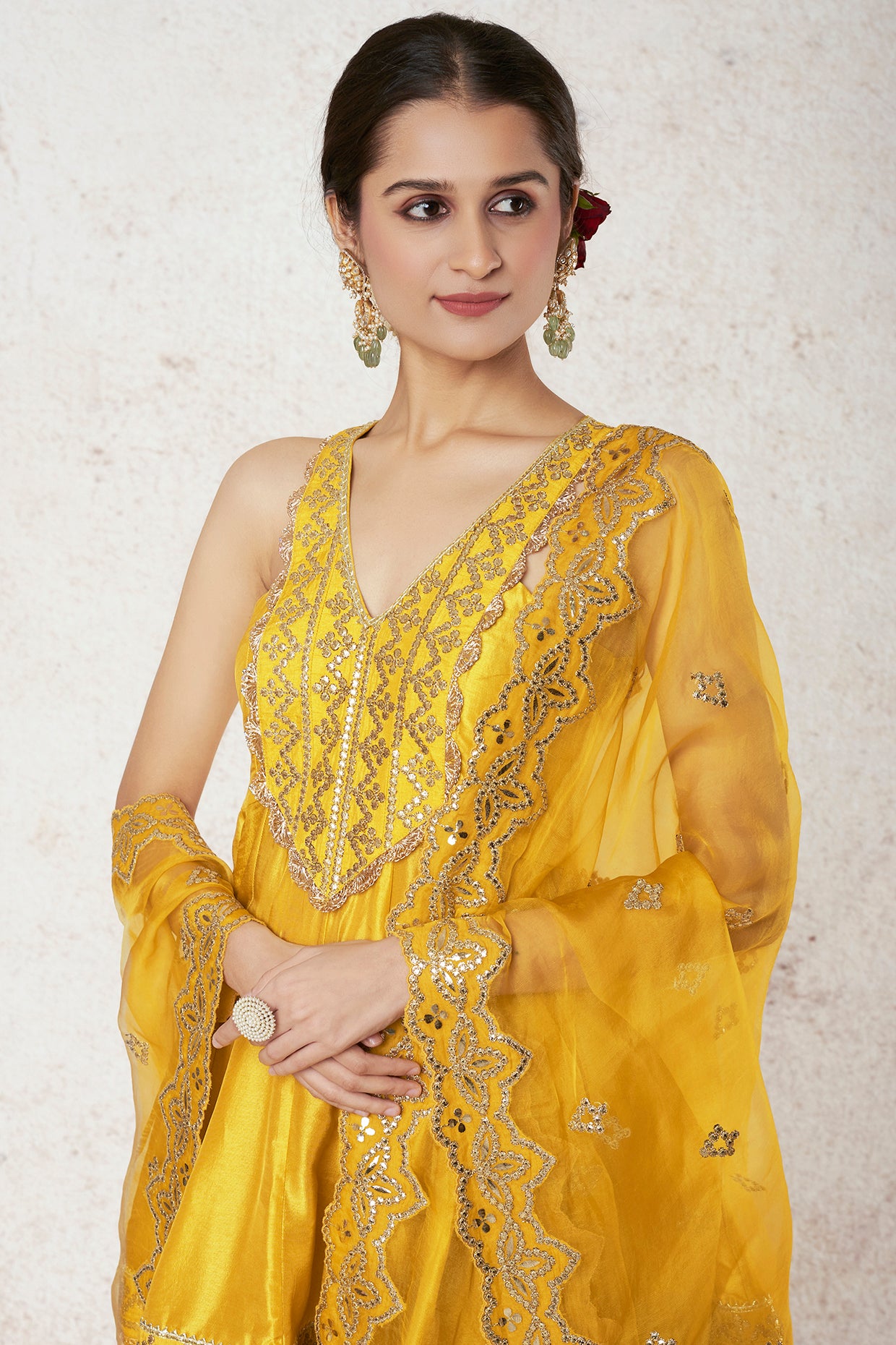 MUSTARD GARARA SET