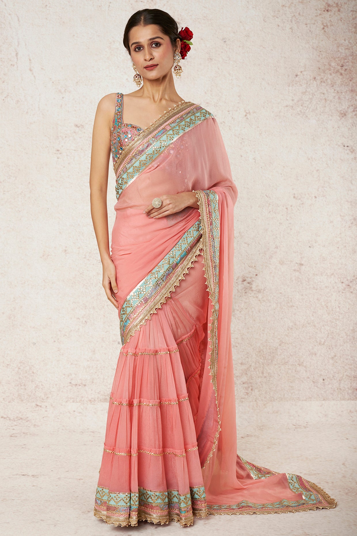 BLUSH PINK SAREE