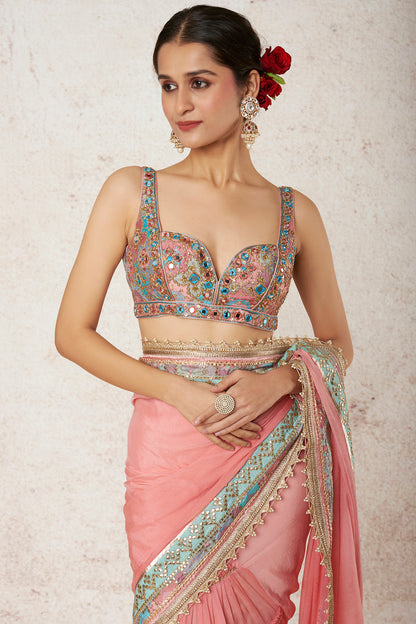 BLUSH PINK SAREE