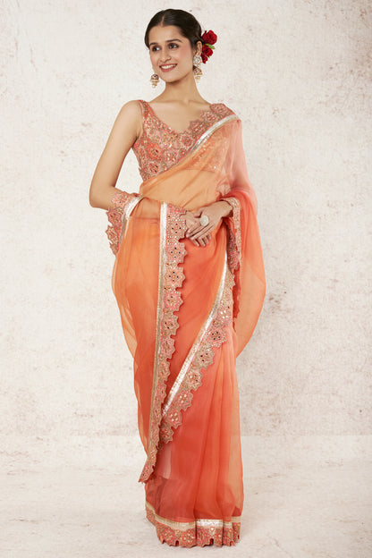 ORANGE SAREE