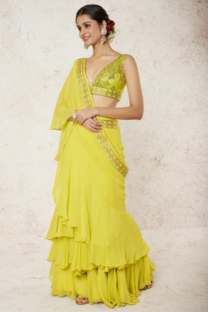 MINT GREEN SAREE