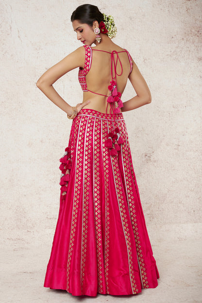 RED LEHENGA SET