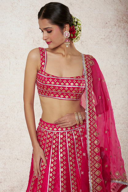 RED LEHENGA SET