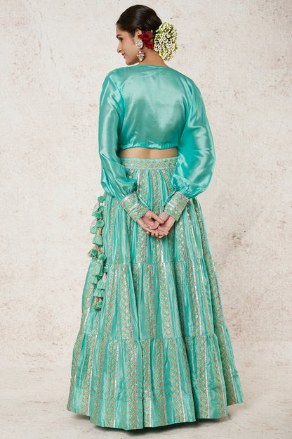 SKY BLUE LEHENGA SET