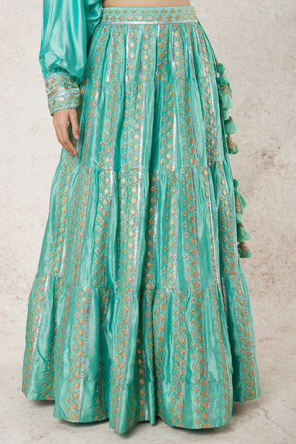 SKY BLUE LEHENGA SET