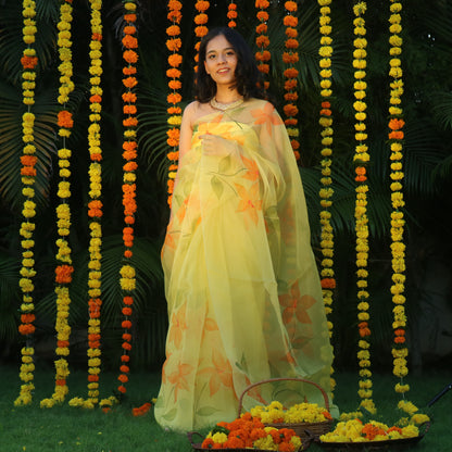 FULL DAISIES SAREE