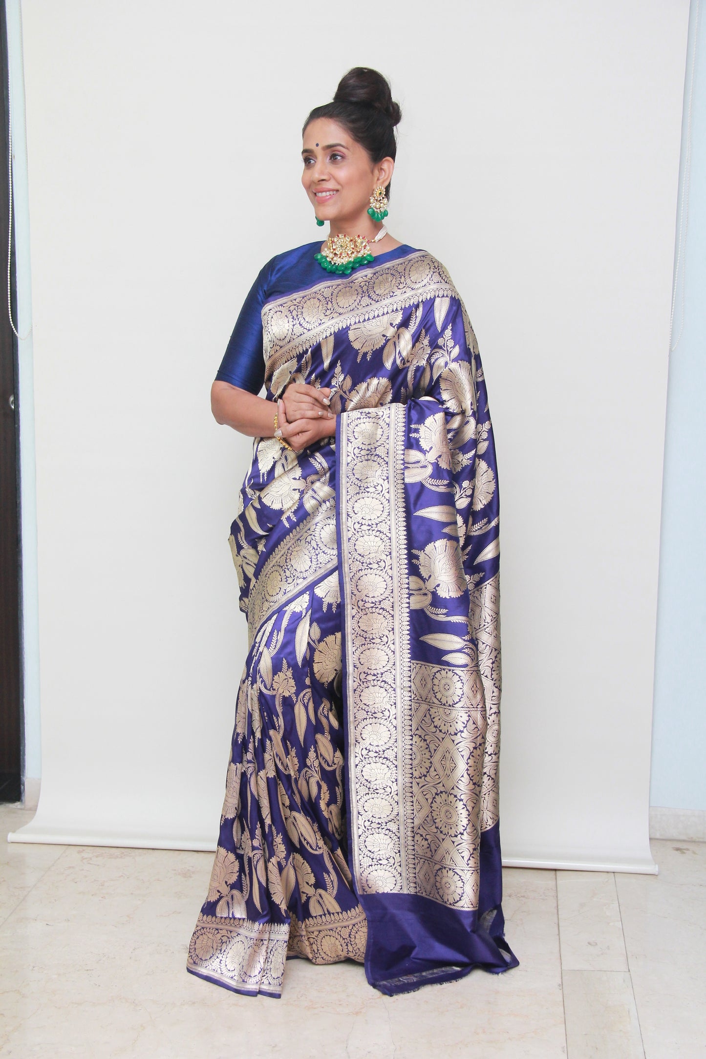 HANDWOVEN KATAN SILK SAREE