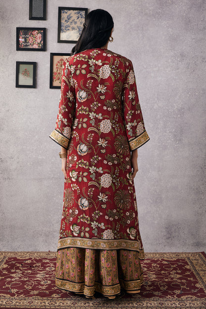 MEHR EMBROIDERED LEHENGA SET WITH JACKET