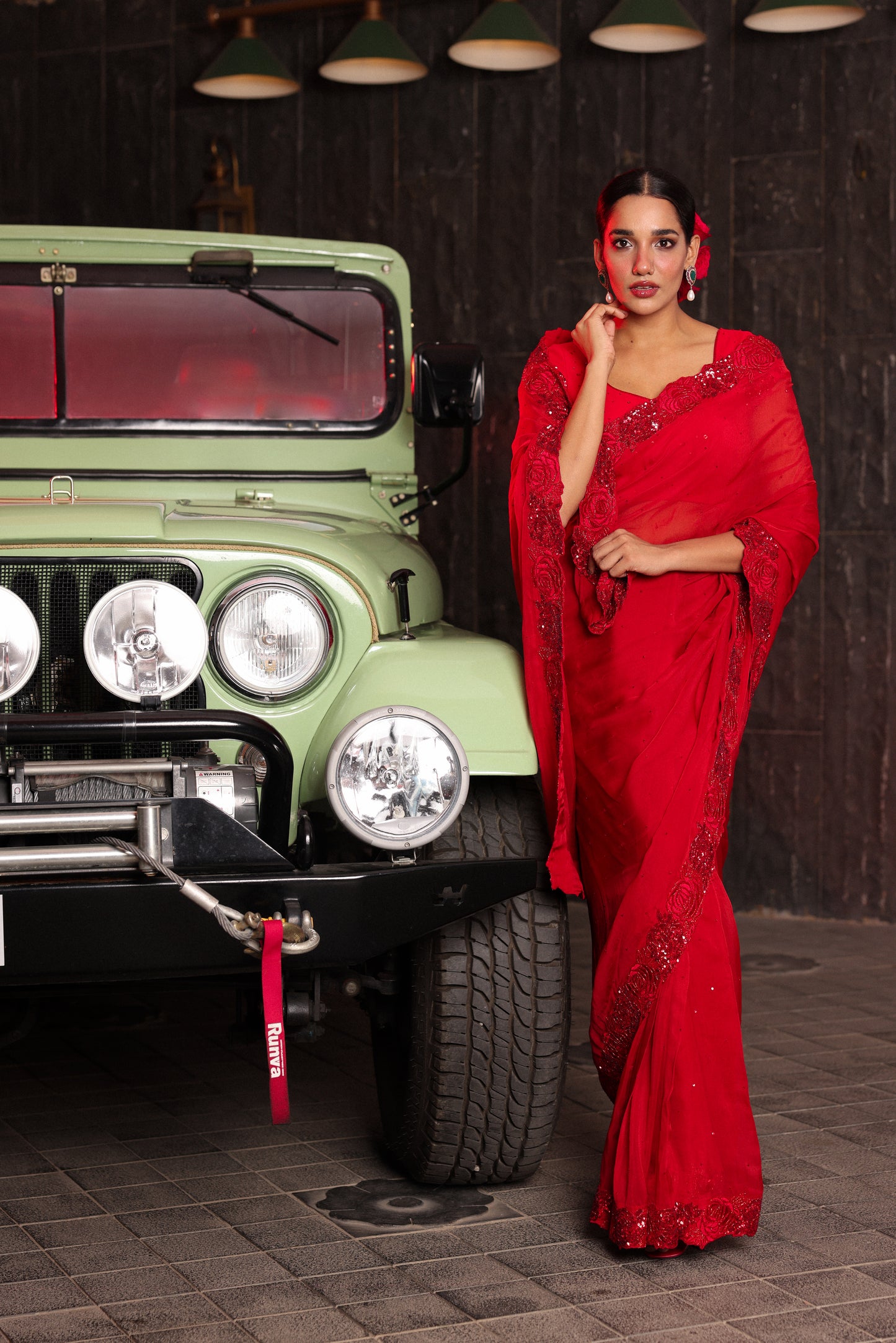 RED SAREE