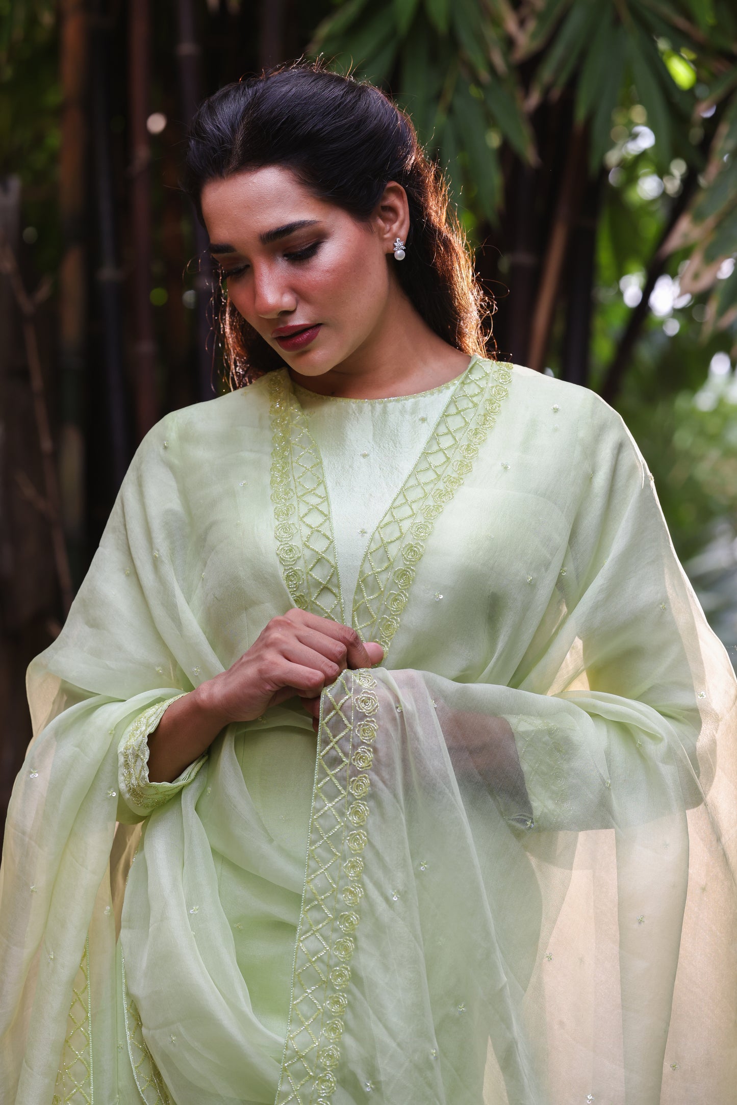 RAW SILK KURTA SET