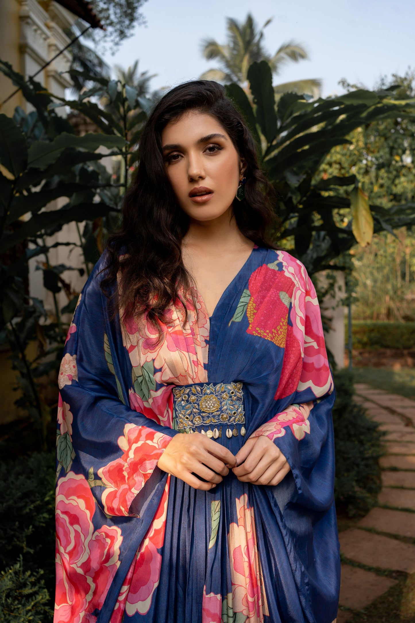 BLOOMING BIG FLORAL JACKET SET