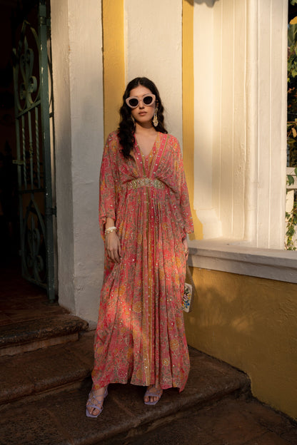 CHEERY BLOSSSAM KAFTAN SET
