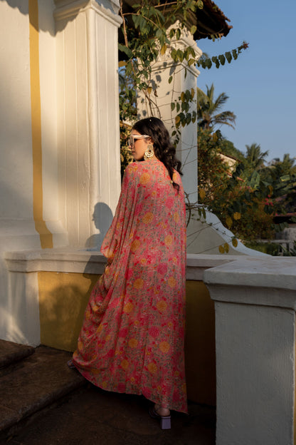 CHEERY BLOSSSAM KAFTAN SET