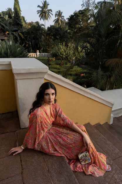 CHEERY BLOSSSAM KAFTAN SET