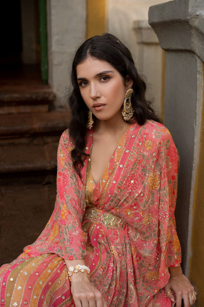 CHEERY BLOSSSAM KAFTAN SET